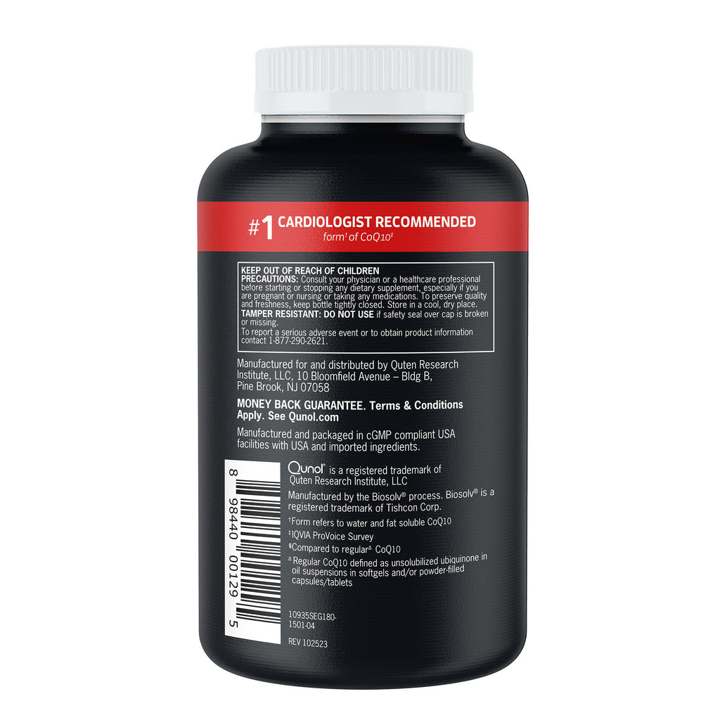 Qunol Ultra CoQ10 100 mg, 180 Softgels