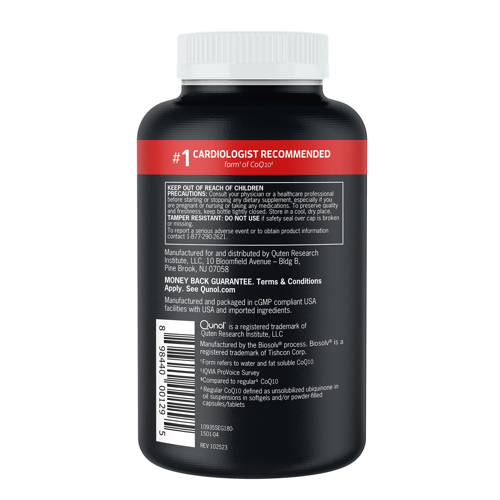 Qunol Ultra CoQ10 100 mg, 180 Softgels