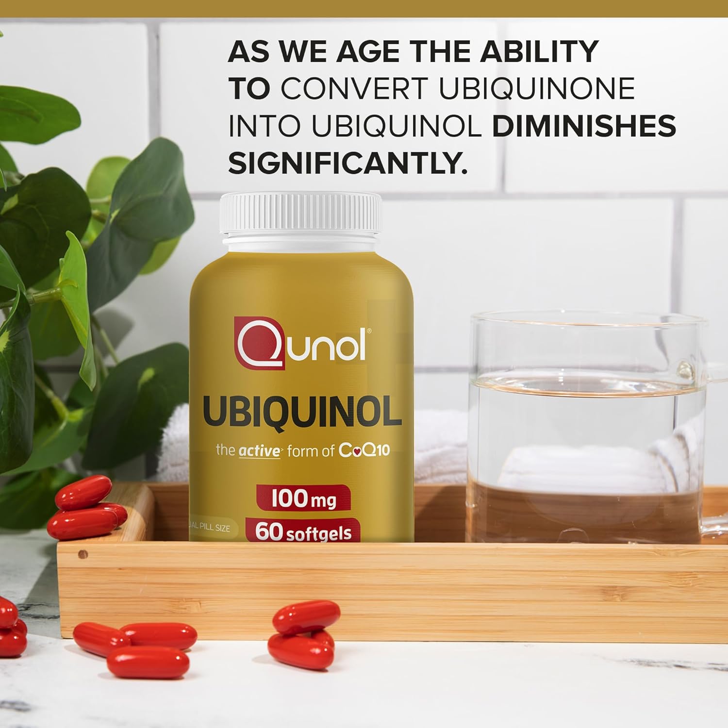 Qunol Ubiquinol 100 mg, 60 Softgels